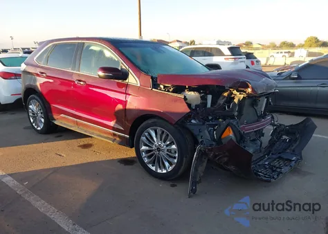 2020 Ford Edge Titanium z USA, uszkodzony, nr VIN 2FMPK4K96LBB12134